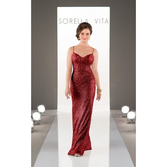 SORELLA VITA Dresses & Skirts - 8884 Sorella Vita Sequin Bridesmaid Dress
